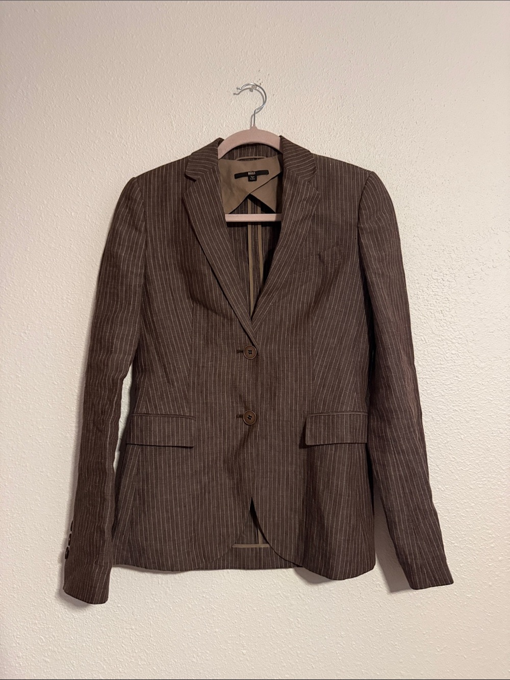 Boss Hugo Boss Brown Women Linen Blazer